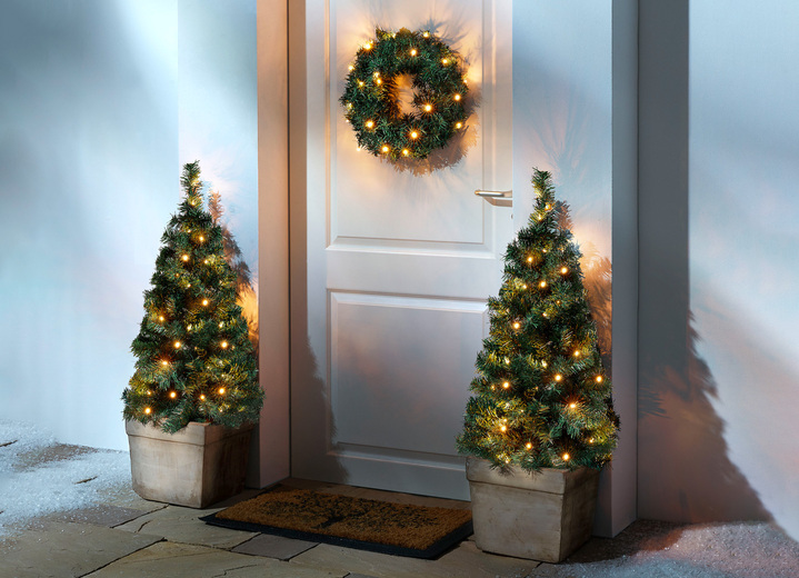 Die perfekte Dekorationsidee: LED-Deko-Set, 3-teilig - Weihnachten | BADER